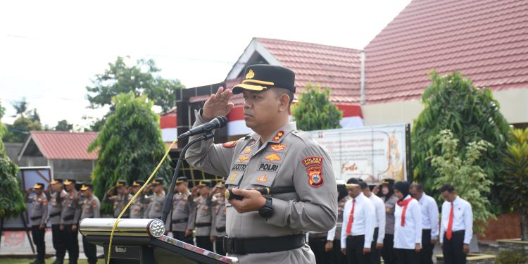 Kapolres Bulukumba Pimpin Sertijab Kabag, Kasat, Kapolsek, Kasiwas, dan Pelantikan Kasi Humas