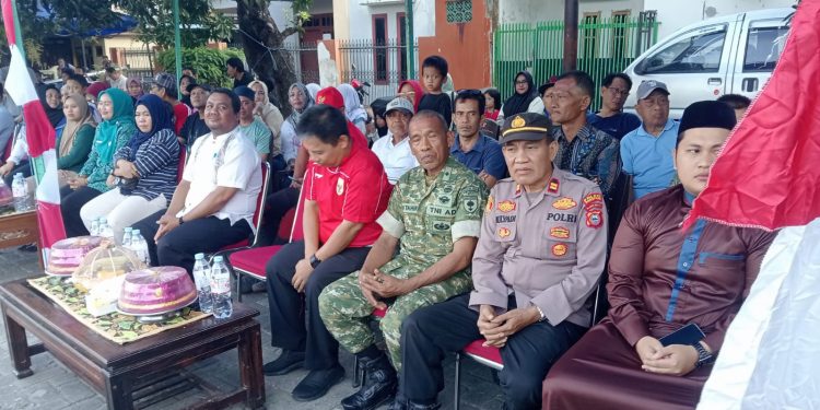 Peringati HUT RI ke-81, Kapolsubsektor Bacukiki Barat Hadiri Pembukaan Lomba di Galung Maloang