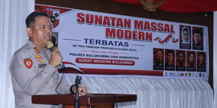 Kapolres Bulukumba Buka Sunatan Massal, Kolaborasi Dengan Pemuda Pancasila