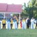 Semangat Kemerdekaan RI, Kapolres Wajo Bersama Forkopimda dan Masyarakat Meriahkan Lomba Balap Karung