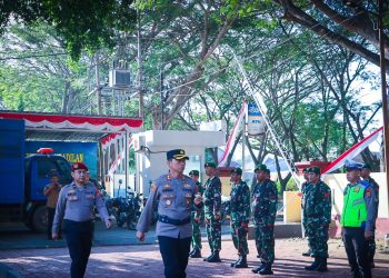Hadapi Ancaman Karhutla, Kapolres Luwu Pimpin Apel Gelar Pasukan dan Cek Kesiapan Peralatan