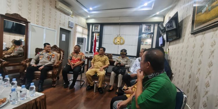Terima Silaturahmi Forum Komunikasi Gereja, Kapolres : Tokoh Agama Miliki peran Penting Jaga Kamtibmas