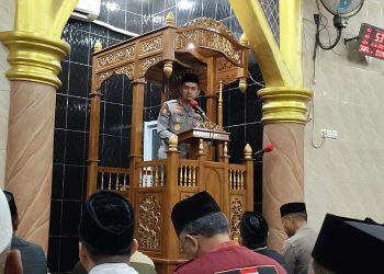 Safari Subuh Kapolresta Gowa, Dari Mimbar Masjid Titip Pesan Kamtibmas dan Wakaf Al-Qur’an