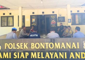 Baru Jabat Kapolsek Bontomanai, IPTU Sudirman Langsung Pimpin Anev dan Konsolidasi Internal
