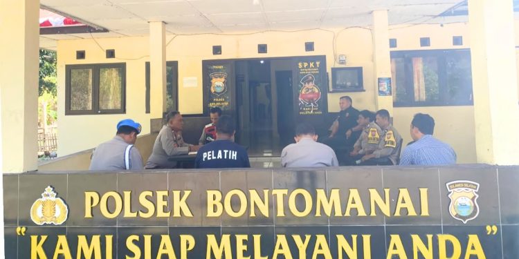 Baru Jabat Kapolsek Bontomanai, IPTU Sudirman Langsung Pimpin Anev dan Konsolidasi Internal