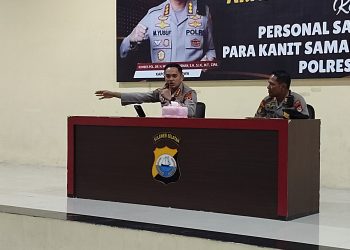 Kapolresta Gowa Motivasi Personel Samapta Untuk Hadir, Layani dan Lindungi Masyarakat