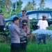 Kapolres Luwu Turunkan Mobil Water Canon Untuk Bantu Petani di Tengah Kekeringan