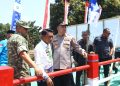 Dukung Program Nasional, Kapolres Sidrap Hadiri Peresmian Jembatan Garuda Merah Putih