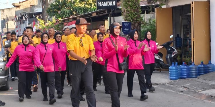 Meriahkan HUT Kemerdekaan RI ke-81, Kapolresta Gowa Perkuat Kebersamaan Lewat Olahraga