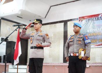 Kapolres Parepare Pimpin Upacara Sertijab Kapolsek Ujung