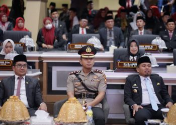 Kapolres Parepare Hadiri Pidato Kenegaraan Presiden Melalui Zoom Meeting