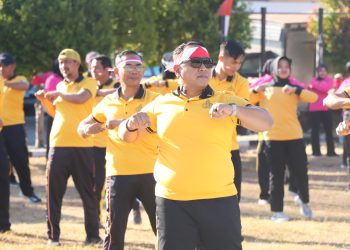 Polres Jeneponto Gelar Olahraga Bersama dan Lomba Dalam Rangka Semarak HUT RI ke-81