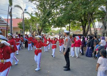 Personel Polres Bulukumba Sukses Amankan dan Kawal Gerak Jalan Indah Semarak HUT ke-81 RI