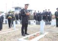 Kapolres Wajo bersama Forkopimda Ziarah dan Tabur Bunga di Makam Pahlawan Jelang HUT ke-81 RI