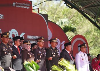 Kapolres Parepare Hadiri Upacara Peringatan Hari Kemerdekaan RI Ke-81