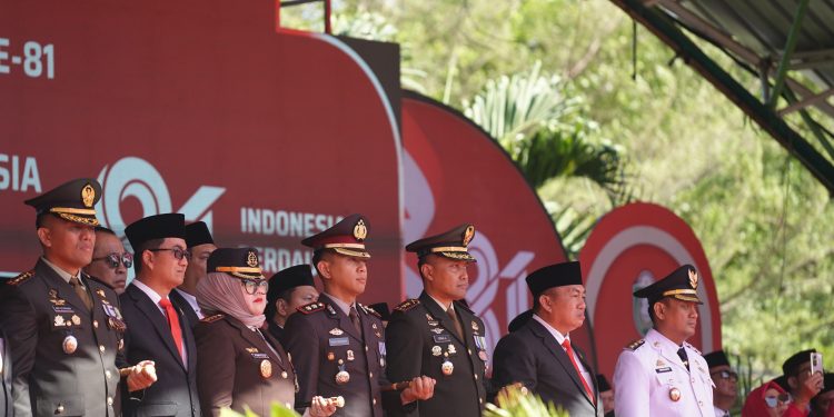 Kapolres Parepare Hadiri Upacara Peringatan Hari Kemerdekaan RI Ke-81