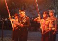Kapolres Toraja Utara Pimpin Apel Kehormatan dan Renungan Suci di TMP Buntu Lepong​