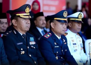 Kapolres Pinrang Hadiri Upacara Detik-Detik Proklamasi Kemerdekaan RI Ke-81