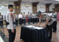 Kapolres Palopo Pimpin Pelantikan Kabag Log dan Kasat Binmas