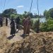 Kapolsek Pammana Bersama PUPR dan BPBD Tinjau Jalan Tepian Sungai Walennae