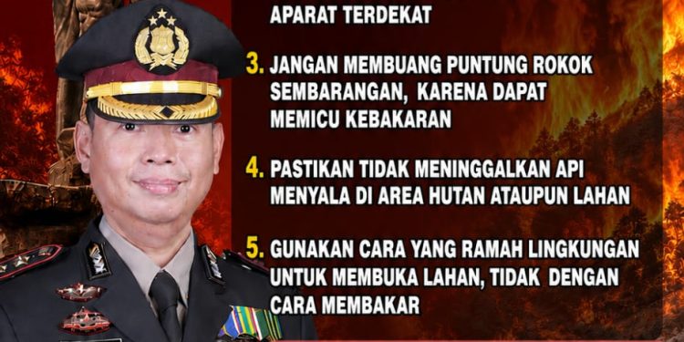 Kapolres Tana Toraja Imbau Warga Jangan Bakar Hutan dan Lahan