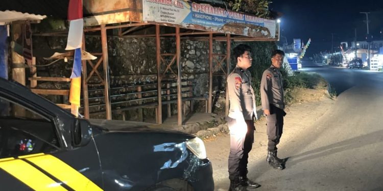 Cegah Kriminalitas di Malam Hari, Pamapta II Polres Torut Gencar Patroli Beat dan Dialogis​