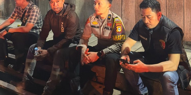 Kapolsek Gilireng Polres Wajo Amankan Lokasi Perkelahian Petani, Berawal Dari Pengairan Sawah