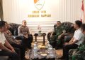 Sambangi Kodim 1420, Kapolres Sidrap Tegaskan TNI-Polri Solid