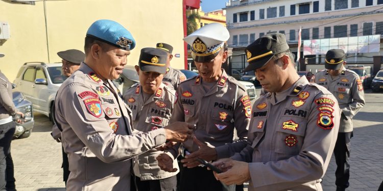 Propam Polresta Gowa Mendadak Periksa Ponsel  Anggota
