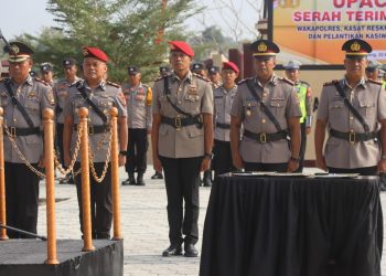 Kapolres Soppeng Pimpin Sertijab Waka Polres, Kasat, Kasi dan Kapolsek