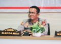 Kapolres Barru Ikuti Anev Mingguan Sitkamtibmas Terkini Yang Dipimpin Waka Polda Secara Daring