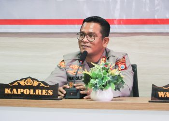 Kapolres Barru Ikuti Anev Mingguan Sitkamtibmas Terkini Yang Dipimpin Waka Polda Secara Daring