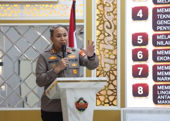Dihadapan Seluruh Perwira, Kapolres Sidrap Paparkan 3 Arah Kebijakan
