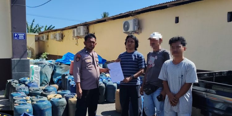 Polsek Ujung Bulu Gerebek Lokasi Penimbunan BBM, Amankan Puluhan Jerigen Solar dan Pertalite