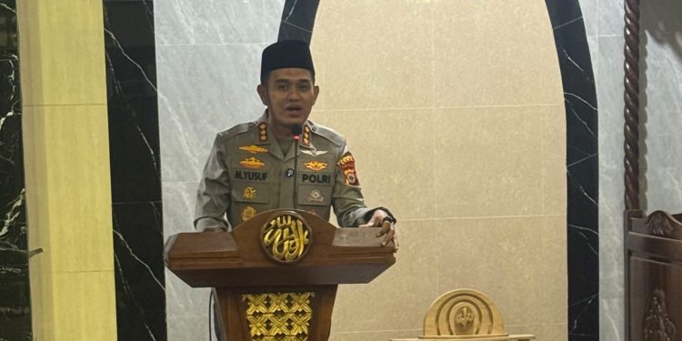 Kapolresta Gowa Hadir di Tengah Jemaah, Ajak Wujudkan Kamtibmas Kondusif