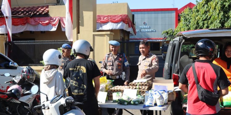 Polres Maros Gelar Bazar Pangan Murah, Bantu Masyarakat Dapatkan Kebutuhan Pokok Terjangkau