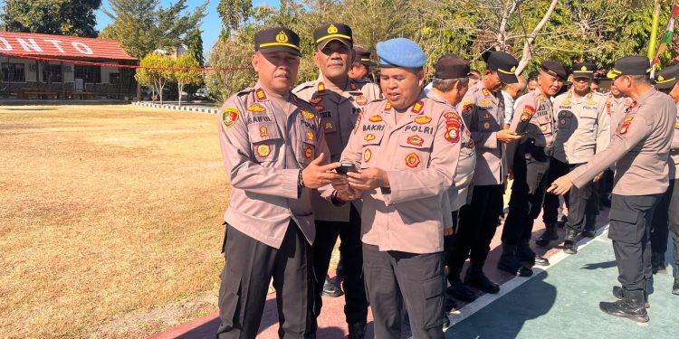 Polres Jeneponto Gelar Gaktibplin, Cek HP Personel Antisipasi Judol dan Pinjol