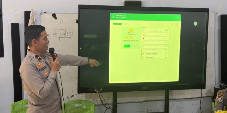 Implementasi Program Quick Wins Presisi, Personel Polres Wajo Beri Sosialisasi IA ke Pelajar