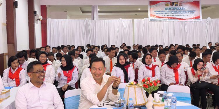 Bertindak Sebagai Asesor, Kapolres Tana Toraja Ikuti Pembukaan Sertifikasi Penyidik
