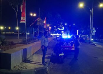 Polsek Bacukiki Gelar Patroli Blue Light, Antisipasi Kriminalitas dan Kebakaran di Musim Kemarau