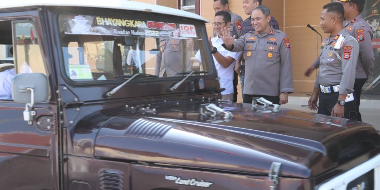 Lepas Peserta Bhayangkara Offroad Merdeka, Kapolres Sidrap Tekankan Keselamatan dan Kekompakan