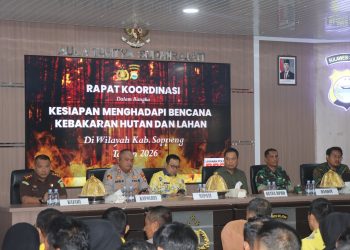 Antisipasi Karhutlah, Kapolres Soppeng Perkuat Kesiapan Personel dan Koordinasi Lintas Instansi