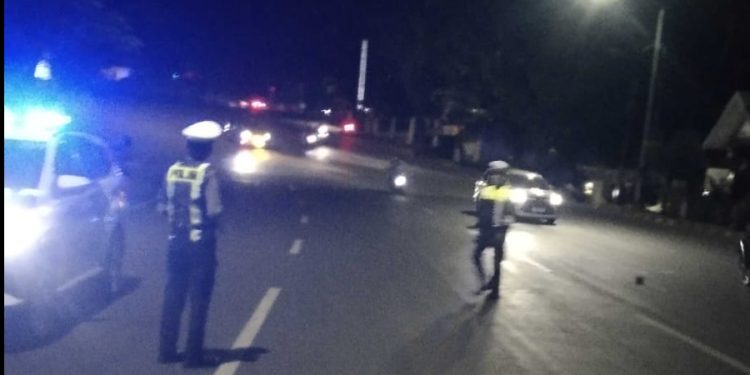 Sat Lantas Polres Jeneponto Gelar Patroli Malam, Tekan Pelanggaran Dan Kecelakaan