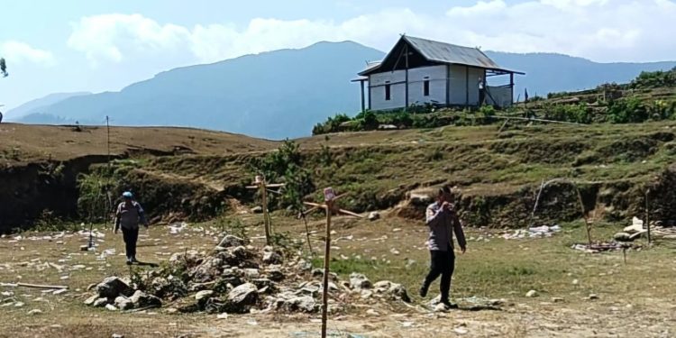 Tindak Lanjuti Aduan, Polsek Rindingallo Datangi Lokasi Dugaan Praktek Judi Sabung Ayam