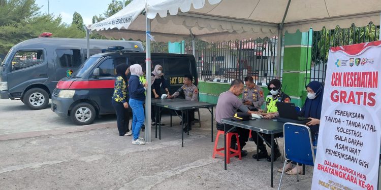 Sidokkes Siagakan Layanan Kesehatan Gratis Untuk Peserta Bhayangkara Offroad Merdeka