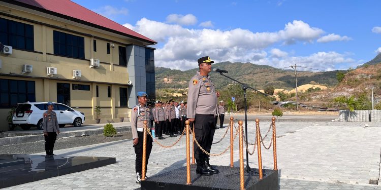 Kapolres Soppeng Tekankan Pelayanan Humanis dan Waspada Karhutla