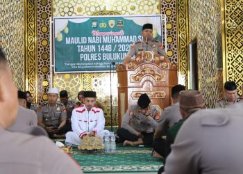 Gelar Maulid Nabi Muhammad SAW, Kapolres Bulukumba Ajak Personel Teladani Akhlak Rasulullah