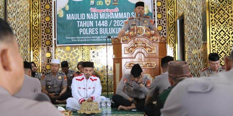 Gelar Maulid Nabi Muhammad SAW, Kapolres Bulukumba Ajak Personel Teladani Akhlak Rasulullah