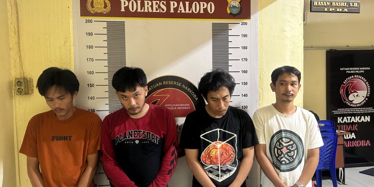 Satres Narkoba Polres Palopo Ungkap 8 Kasus, 13 Orang Diamankan Selama Agustus 2026