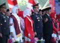 Kapolrestabes Makassar Hadiri Upacara Pengibaran Bendera Merah Putih di Karebosi